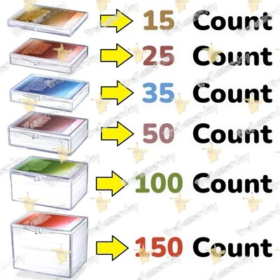 ULTRA PRO HINGED & 2-PIECE DECK BOX POKEMON MTG TRADING CARD STORAGE BOX CASES - Image 1 of 2