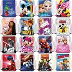 Turnbeutel Sportbeutel Kinder Stoffrucksack Schuhbeutel Rucksack Disney ab 3,90€