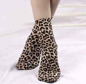 Sexy Animal Print Womens Fashion Ankle Tight Socks, Urban Trendy Style - Picture 1 of 3