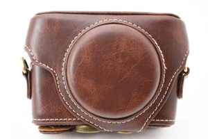 CUSTODIA RIGIDA PER SONY RX-100 SERIE / LEDERTASCHE ETUI CASE BOLSO - Foto 1 di 10