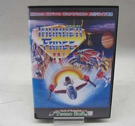 THUNDER FORCE 4 Sega Mega Drive Megadrive MD Genesis Namco w/Manual Case Used JP