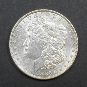 1886 Morgan Silver Dollar circulated 90% silver, original surfaces 1886P (R15 - Picture 1 of 6