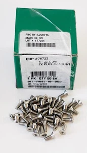 (50) STANLEY 6-32 X 3/8" TORX PLUS 18-8 Vite a macchina in acciaio inox testa piatta - Foto 1 di 7