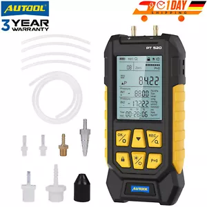 Differenzdruckmessgerät Digital Manometer Dual Port Luftdruckmessgerät 10 Units - Bild 1 von 18