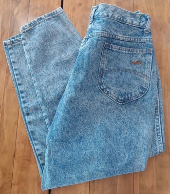 Jeans Chic Para Mujer 18 Petite Azul Denim Mamá Cónicos Tiro Alto DE COLECCIÓN EE. UU. 30x26 Foto 1 de 4