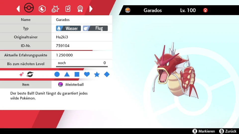 Shiny Zytomega Pokemon Schwert Schild LVL 100 6DV