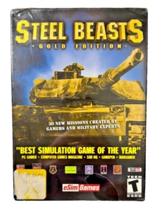 Steel Beasts Gold Edition 2002 PC CD-ROM Military Tank Simulator New Sealed - Picture 1 of 6