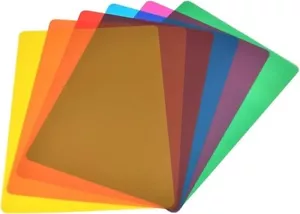 6Pcs A4 Color Bookmark Guide Sheet Dyslexia Reading Aids Highlight Strips Colors - Picture 1 of 7