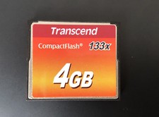 Transcend CF 4.0gb 133x High Speed Compact Flash Memory Card 4GB