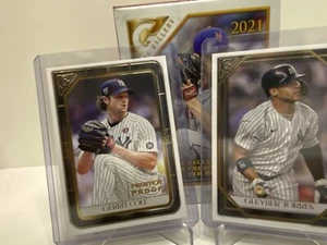 Prueba de impresora Gerrit Cole Nº# 131 y Gleyber Torres #142 ⚾️NUEVA YORK YANKEES - Imagen 1 de 5