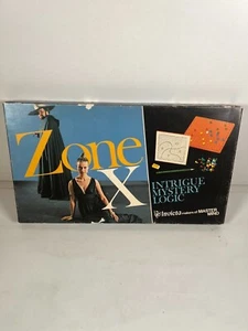 Zone X Board Game Invicta Intrigue Mystery Logic Mastermind 1975 Vintage Game - Picture 1 of 10