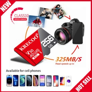 128GB 256GB Micro SD Card Memory Card TF Card with Free Adapter High Speed Lot - Picture 1 of 17