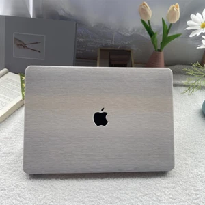 Elegante funda de cuero PU con costura para Macbook M4 Air 13 15 11 Pro 14 16 12 pulgadas - Imagen 1 de 8