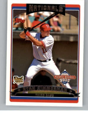 2006 Topps National Baseball Card Day Inserts #T3 Ryan Zimmerman (ref 144870) - Image 1 of 2