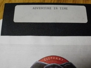 ADVENTURE IN TIME (Text Adv.) Disk for ATARI XL / XE (Tested & Works) - Picture 1 of 2