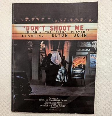 Don't Shoot Me I'm Only The Piano Player Elton John Piano Vocal Daniel Crocodile - Image 1 of 4