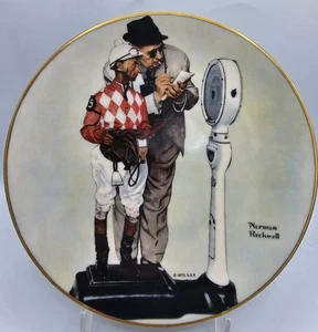 Gorham 1974 Normal Rockwell Collector Plate "The Kentucky Derby" 100th Anniversa - Picture 1 of 3