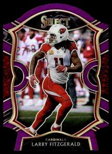 2020 Panini Select Die-Cut Prizm Purple Larry Fitzgerald Arizona Cardinals #23 - Picture 1 of 2
