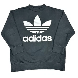 Adidas Originals ADC Oversized Medium Crewneck Sweatshirt Trefoil Schwarz Weiß - Bild 1 von 6