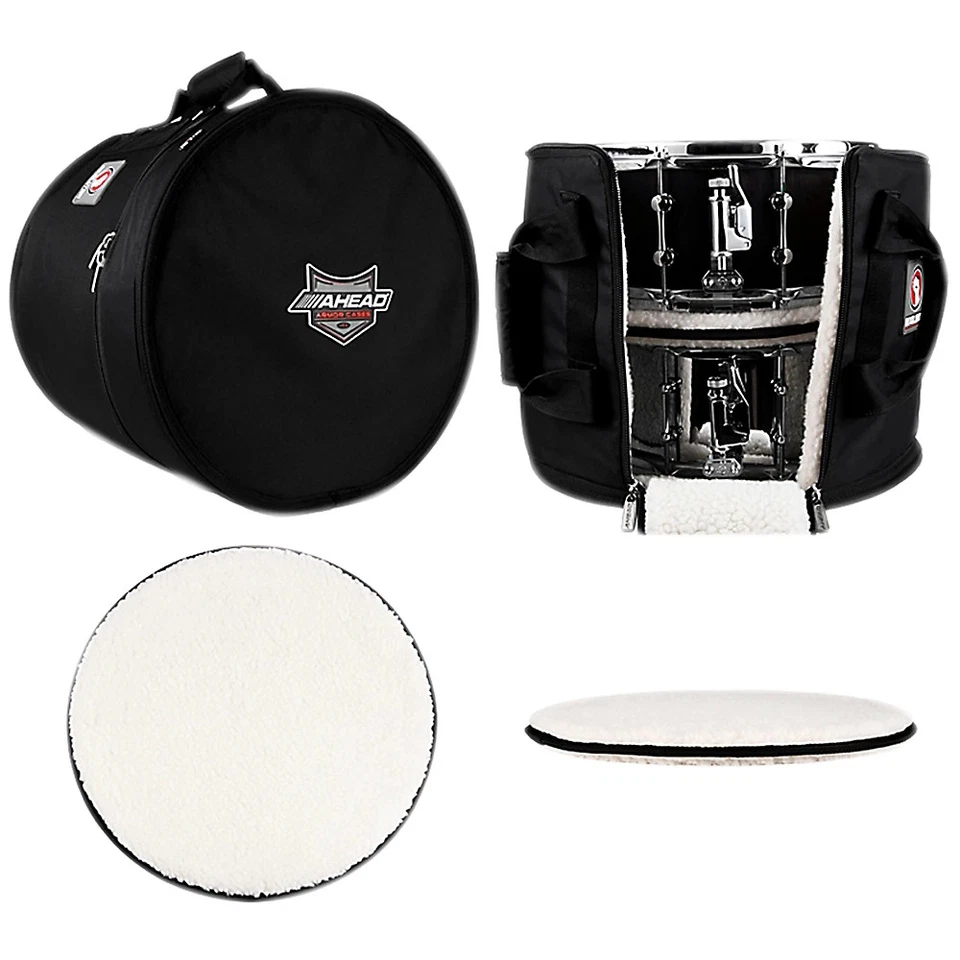 Ahead Multi Snare Case With 2 Stackers 16 X 14 Inch