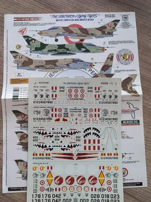 Décalcomanies Maquette Avion 1:72 The Southern Flying Tigers - Photo 1/4