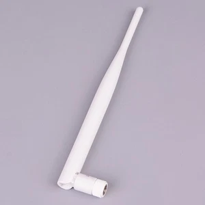 White Dual Band 2.4GHz 5GHz 9dBi RP-SMA High Gain WiFi Wireless Antenna JLJS.NN - Picture 1 of 8
