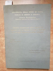 Universit di Pavia TESI DI LAUREA Fontana Giovanni MEDICINA salute mentale - Imagen 1 de 3