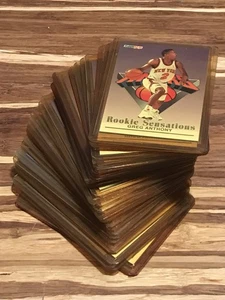 Lote de tarjetas Fleer Basketball Rookie Sensations 1992-93 con Augmon, Owens, Anthony, etc. - Imagen 1 de 9