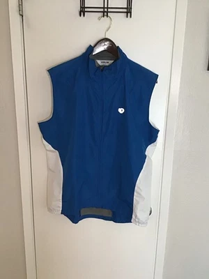 Pearl iZumi Mens Cycling Vest,   Blue/gray, XL, RN 80327 - Image 1 of 4
