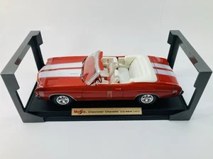 Chevy Chevelle SS454 1971 1/18 Maisto, edición especial convertible rojo - Imagen 1 de 17