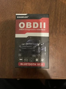 Bluetooth OBD2 OBDII Car Diagnostic Scanner Auto Fault Code Reader Tool ELM327 - Picture 1 of 6