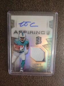 2016 PANINI SPECTRA ASPIRING LEONTE CARROO AUTOGRAPH RELIC RC #/199 DOLPHINS - Picture 1 of 2