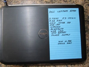 Dell Latitude E5420 Laptop Core i5- 2.5 GHz 8GB RAM 120GB SSD DVD/RW Win 10 Pro - Picture 1 of 9
