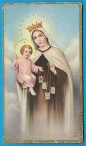 Maria Vergine con Gesù Bambino FB santino holy card image pieuse MA1217 - Foto 1 di 2