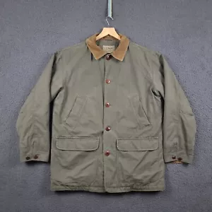 Vintage LL BEAN Jacke Herren M Medium Grün Scheunenmantel Jagd Thinsulate Canvas - Bild 1 von 14