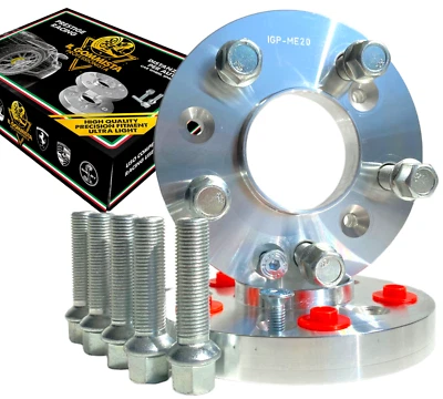 2 DISTANZIALI 16 mm 5x112 66,6 +10 bulloni Compatibli Con AUDI A4 A5 A6 A7 Q4 Q5 - Immagine 1 di 4