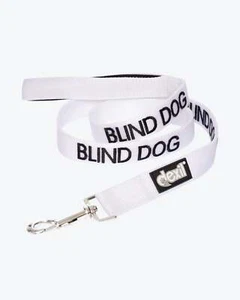 NEW Dog Lead - BLIND - White - Picture 1 of 5