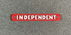 Independent Trucks Bar Logo Skateboard Sticker rot 4" Sk8 - Bild 1 von 1