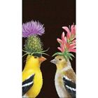 New 30 Pc  Paper Guest Towel Buffet Napkins Vicki Sawyer Goldfinch Couple Birds