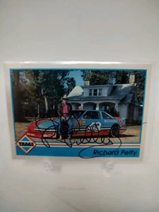 1992 Traks Richard Petty Autographed Card JSA COA BUF - Picture 1 of 2