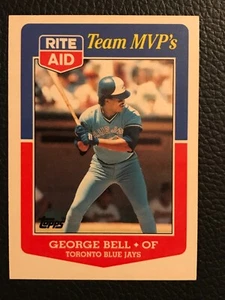 Topps Rite Aid 1988 George Bell Blue Jays #26 - Imagen 1 de 2