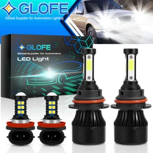 4X Hi/Low Beam LED Headlight Fog Light Bulbs White For Nissan Frontier 2005-2018 - Picture 1 of 8