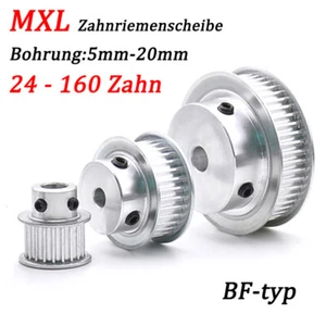 MXL Zahnriemenscheibe mit Schritt,Bohrung 5-20mm,24-160 Zahn,für CNC, 3D Drucker - Picture 1 of 33