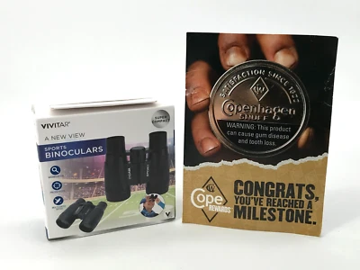 VIVITAR Sports Binoculars Super Compact NEW Copenhagen Chew Snuff Reward NEW - Image 1 of 4