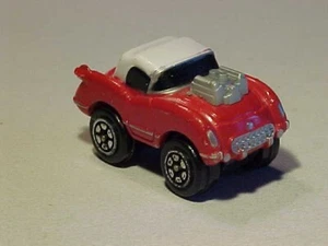 Vintage 1.2" 1955 Chevrolet Corvette Micro Galoob 1/100 Plastic MINT Loose - Picture 1 of 5