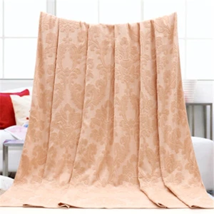 Chinese Towel Blanket Traditional Craft 100% Cotton Soft Blanket Throws Relief - Picture 1 of 20