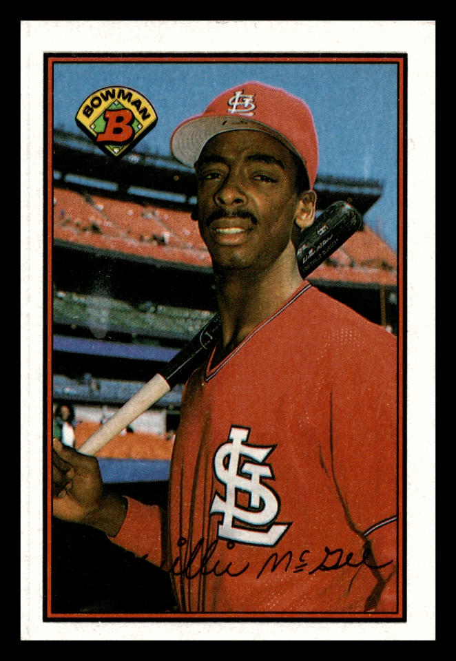 1989 Bowman Willie McGee  St. Louis Cardinals #442 NM-MINT - Image 1 of 2