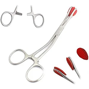 3 Pcs Young Tongue Forceps Surgical Dental Veterinary Body Piercing Instruments - Picture 1 of 5