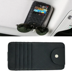 Montaje para parasol de coche Gafas Portatarjetas Billetes Bolsa Clip Accesorios - Imagen 1 de 12