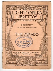 Die Mikado Light Opera Librettos - Bild 1 von 3